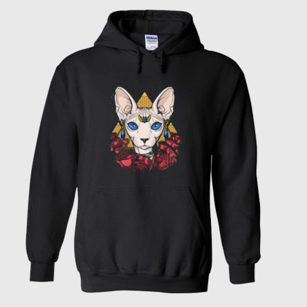 Egyptian Sphynx Cat Hoodie