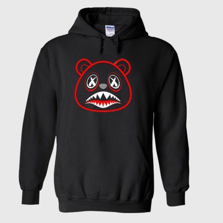 Bred Baws Black Hoodie