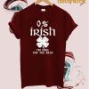 0% Irish Vintage St. Patrick’s Day T-shirt