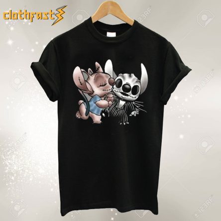 Angel Kissing Stitch Nightmare Before Christmas TShirt