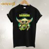 Baby Yoda Canberra Raiders T Shirt