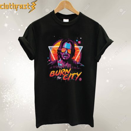 Cyberpunk 2077 Burn the City T-Shirt