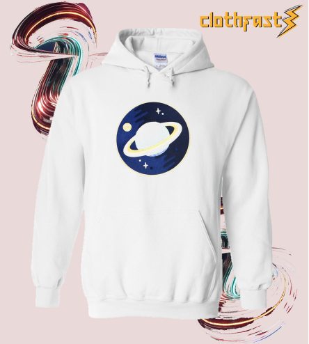 Galaxy Planet Rad Look Embroidered Hoodie