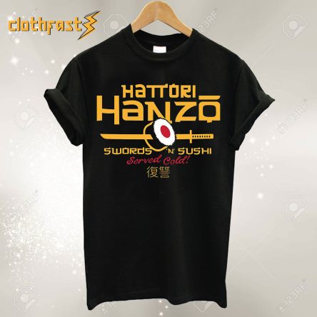 Hattori Hanzo Swords Sushi T-Shirt