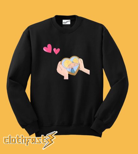 Hey Arnold Hand Love Sweatshirt