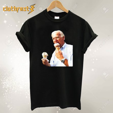 Joe Biden Eating Ice Cream T shirt