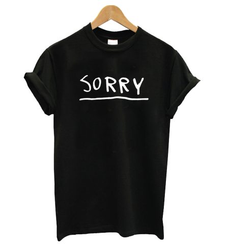 Justin Bieber Sorry T-shirt