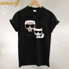 Karl Lagerfeld And Cat T shirt