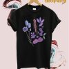 Purple Flowers And Jewels Classic T-Shirt