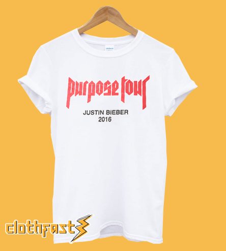 Purpose tour justin bieber 2016 T-shirt