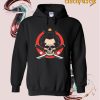 Skull Geisha Vector With Katana Hoodie