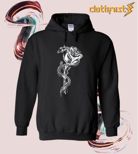 Snake and Rose Hoodie