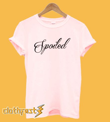 Spoiled pink T-shirt