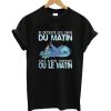 Stitch Je deteste Les gens du matin ou Les gens ou le matin T-shirt