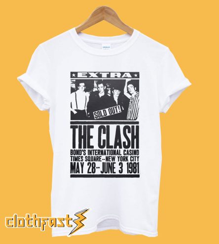 The Clash 1981 Poster T-Shirt