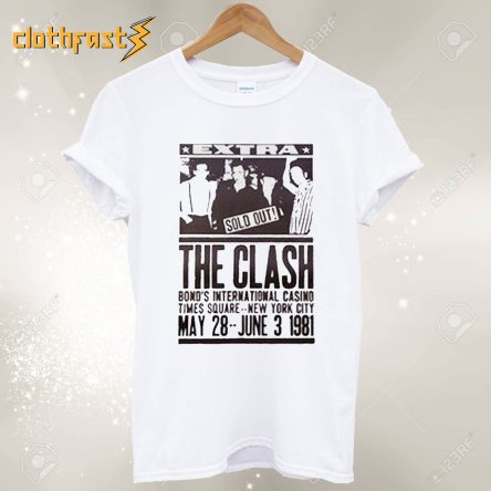 The Clash 1981 Poster T-Shirt