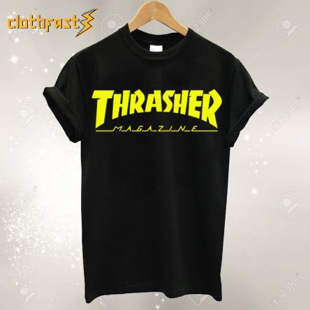 Thrasher Yellow logo T-Shirt