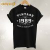 Vintage Since 1989 Birthday 30 Years Old Birthday T-Shirt