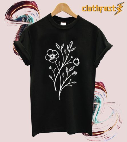 Wildflower Stippled Tattoo T-Shirt