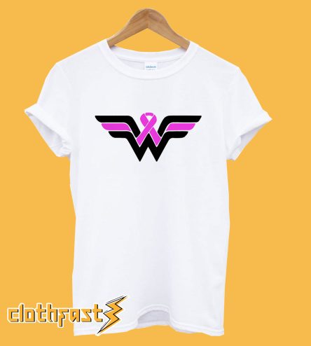 Wonder Woman Breast Cancer Awareness T shirt