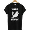 Cute inhale exhale cat yoga T-Shirt