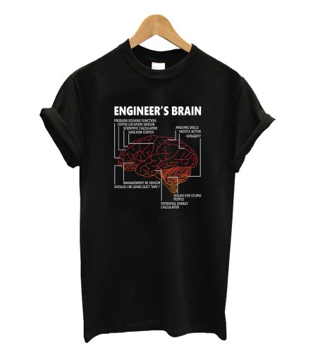 Engineer Brain Funny T-Shirt