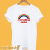 Everything Sucks Rainbow Color T-shirt