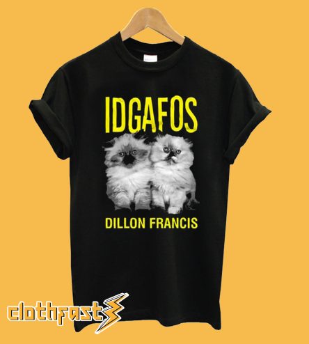 IDGAFOS Cat Yellow T-Shirt