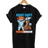 Night Shift Nurse Red Panda Wearing Scrubs Pandamonium Pun T-Shirt