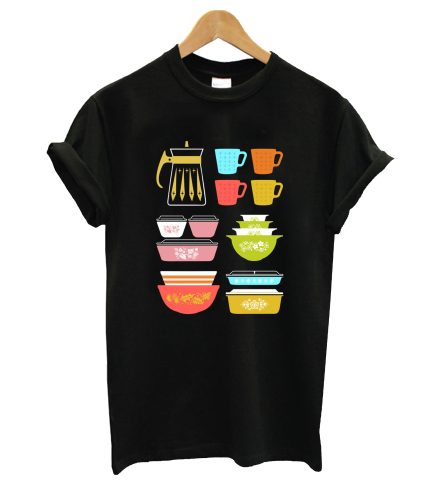 Pyrex Pretties Vintage Glass Kitchenware T-Shirt