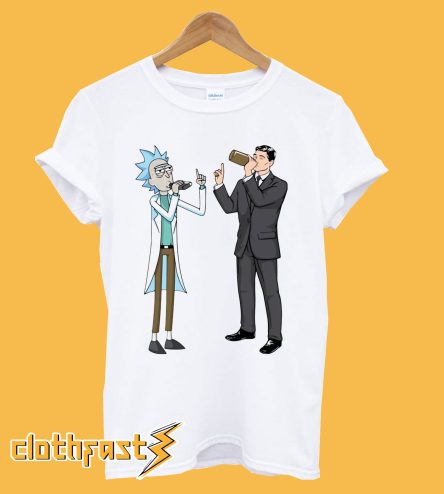 Rick and Sterling Archer drink wine T-Shirt