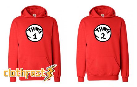 Best Thing 1 And 2 Red Hoodie