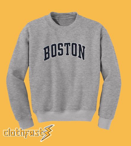 Boston Grey Sweatshirt