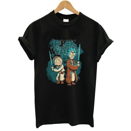 Cartoon Rick And Morty Star Wars Shirt