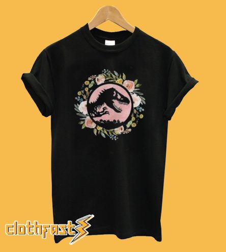 Floral Jurassic Park T-Shirt