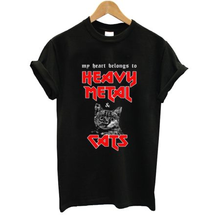 Heavy Metal and Cats T-Shirt