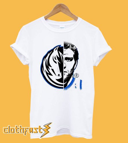 Majestic NBA Dirk Nowitzki Dallas Mavericks T shirt