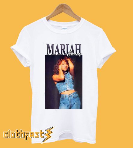 Mariah Carey In Jeans T Shirt