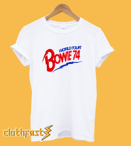 World Tour bowie 74 T Shirt