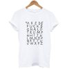 ABCDE FUCK Donald Trump T-Shirt