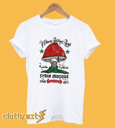 Allman Brothers Band Syria Mosque 1971 T-Shirt