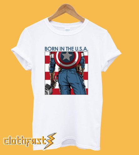 Captain America Born In The USA T-shirt