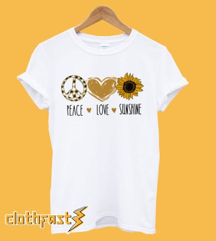 Cute Summer Love Peace Symbol T-Shirt