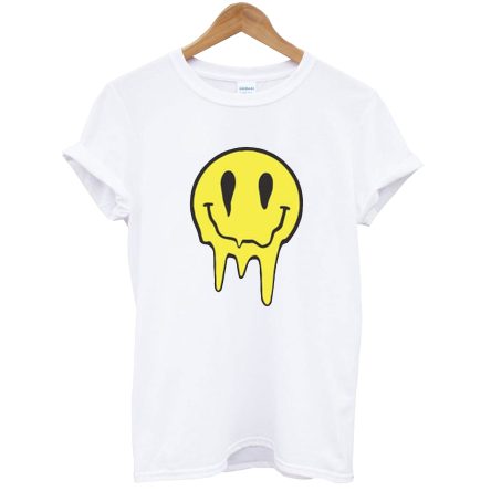 Dripping Smiley Face Unisex adult T-Shirt