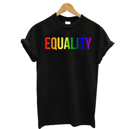 Equality Rainbow Flag T Shirt