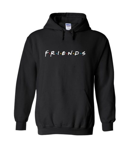 Friends Black Hoodie