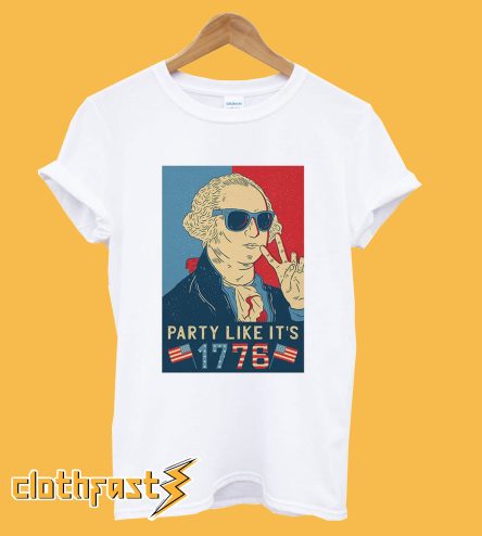 George Washington Party Like It's 1776 T-Shirt