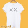 KAWS X UNIQLO – XX Classic Logo White T shirt