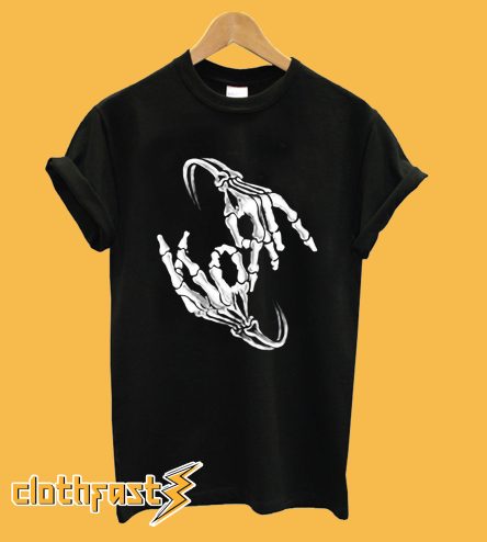 Korn Band Skeleton Sign Bone Logo T-Shirt