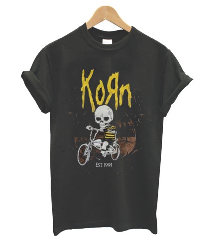 Korn Skull On Bike T-Shirt